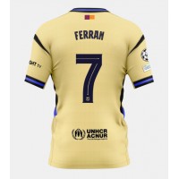 Barcelona Ferran Torres #7 Vonkajší futbalový dres 2025-26 Krátky Rukáv